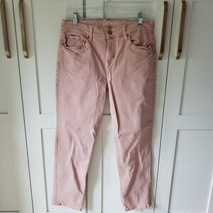 Old Navy Boyfriend Jeans Womens 8 Light Pink Mid Rise Pants